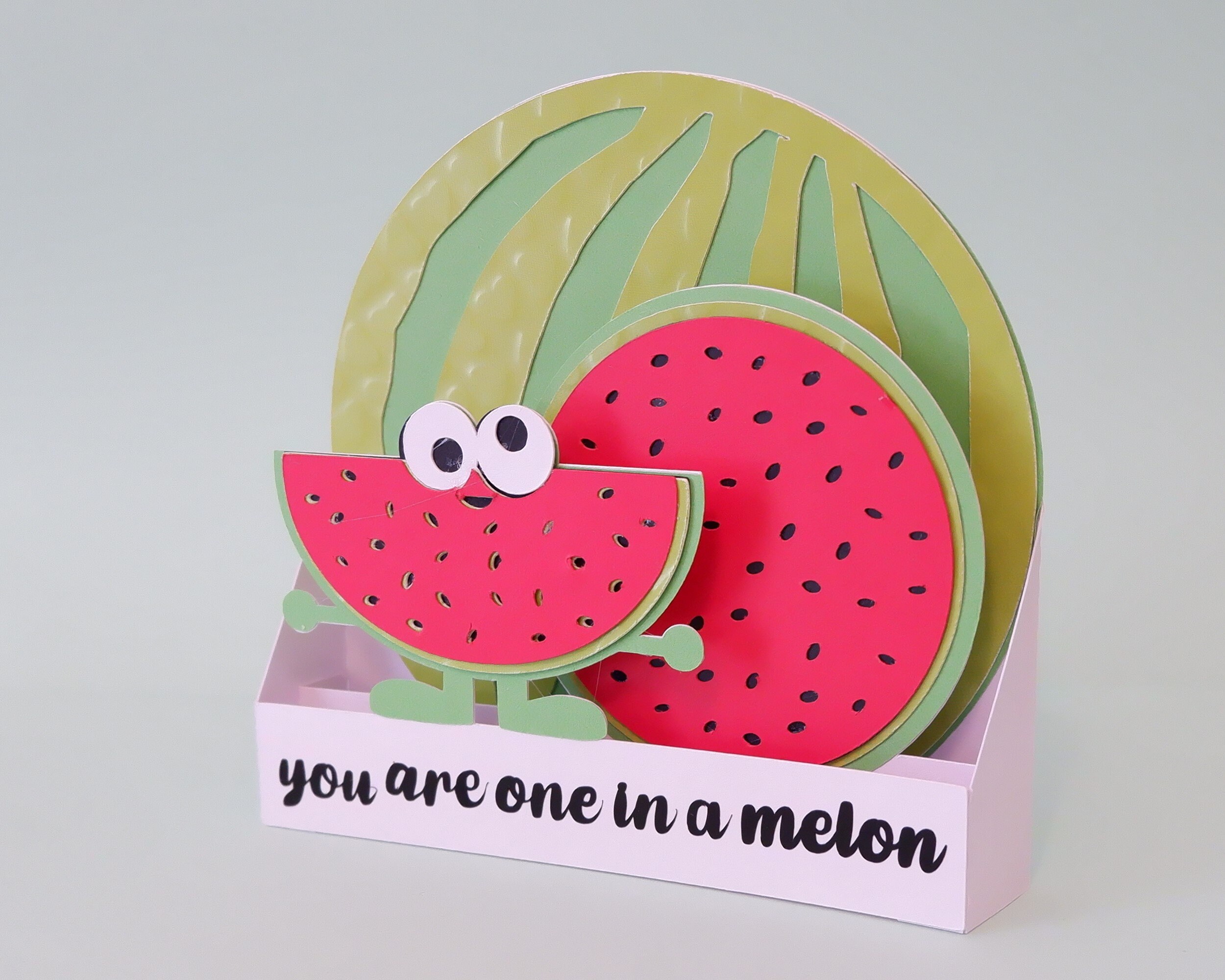 You Are One in a Melon Card Svg, Love Card, Valentines Day Card, Melon ...