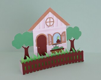 New Home Card SVG for Cricut, Housewarming Card Template, New House Greeting Card Cut File