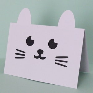 CAT Card, CAT card svg, cat lover card, 3D Papercut svg Card Cut File, Birthday card, SVG Cricut File, kids craft, instant download