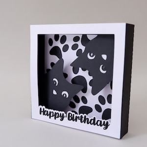 CAT 3D Pop up Card, CAT card svg, cat lover card, 3D Papercut svg Card Cut File, pop up birthday card, SVG Cricut File, kids craft