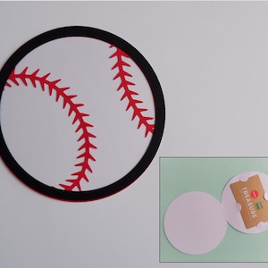 Titolare della carta regalo baseball SVG, titolare della carta regalo sportiva, allenatore sportivo Grazie titolare della carta regalo, Cricut, Silhouette