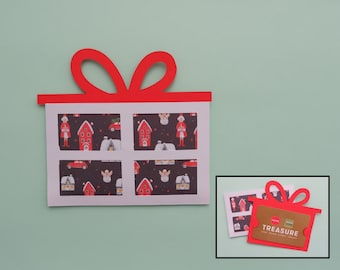 Christmas gift card holder SVG, Christmas Gift card envelope, Xmas Gift card holder, Holiday gift card, Teacher Gift Ideas SVG