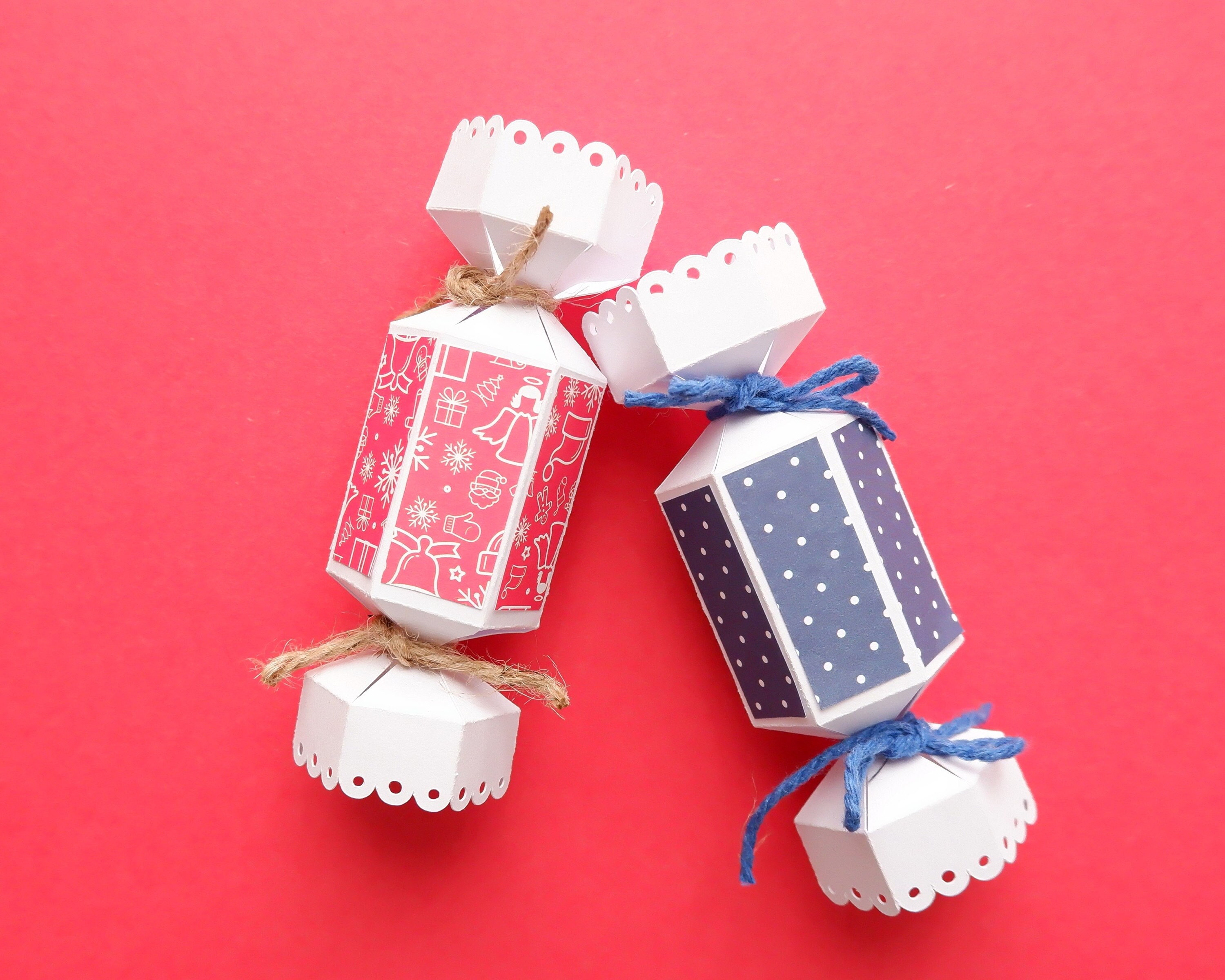 Christmas Cracker SVG Candy Favor Box Christmas Cracker Gift Etsy UK