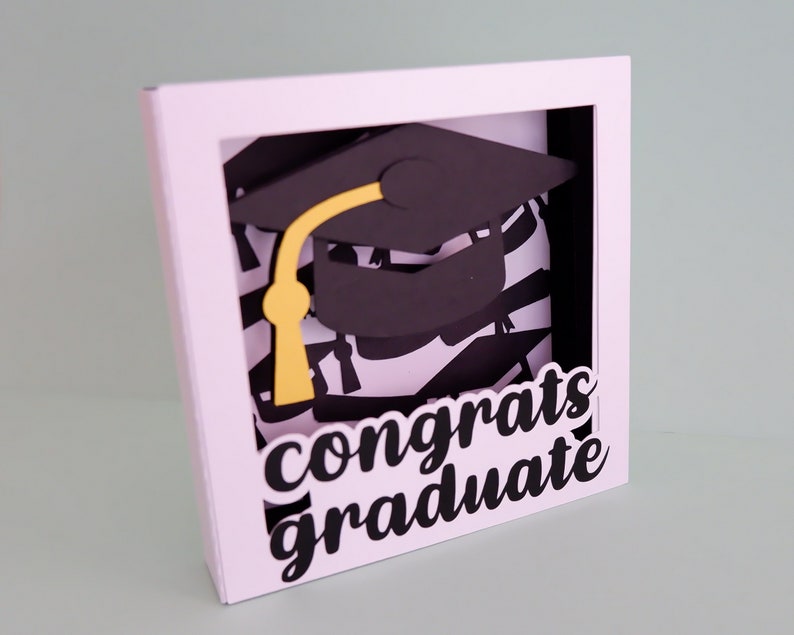 Graduation Pop up Card SVG Graduation 3D Card Graduation - Etsy