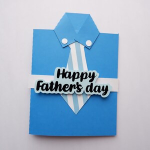 Carte chemise de fête des pères, carte chemise pour papa, carte de fête des pères DIY, carte mignonne de fête des pères, carte faite à la main pour papa, carte de fête des pères SVG