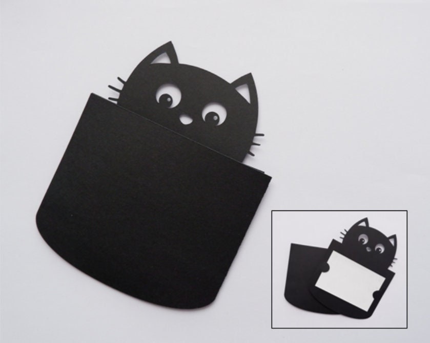 Cute ID Card Sleeve Cartoon Cat Bus Card Case Card Holder