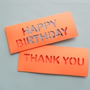 Birthday money holder SVG, Thank you money holder SVG, Set of 2 money holders, money envelope template, cash Envelope template