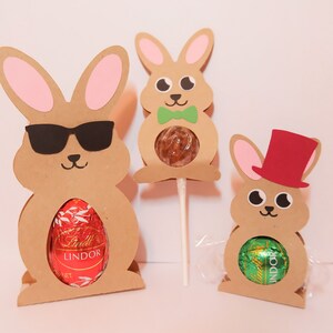Easter Bunny egg holder SVG, Easter Bunny Lollipop Holder SVG, Easter Bunny, chocolate holder svg, egg holder SVG Bunny svg, Easter gift