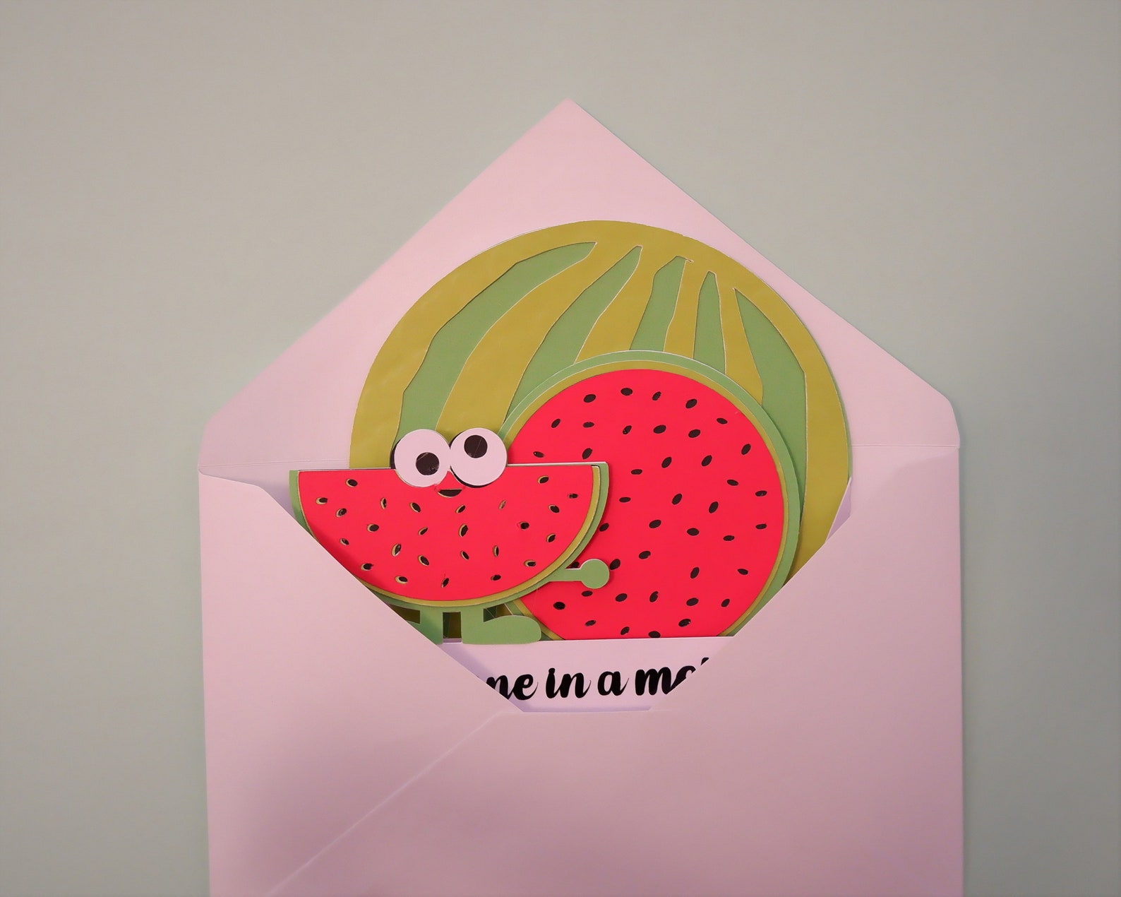 You Are One in a Melon Card Svg Love Card Valentines Day - Etsy