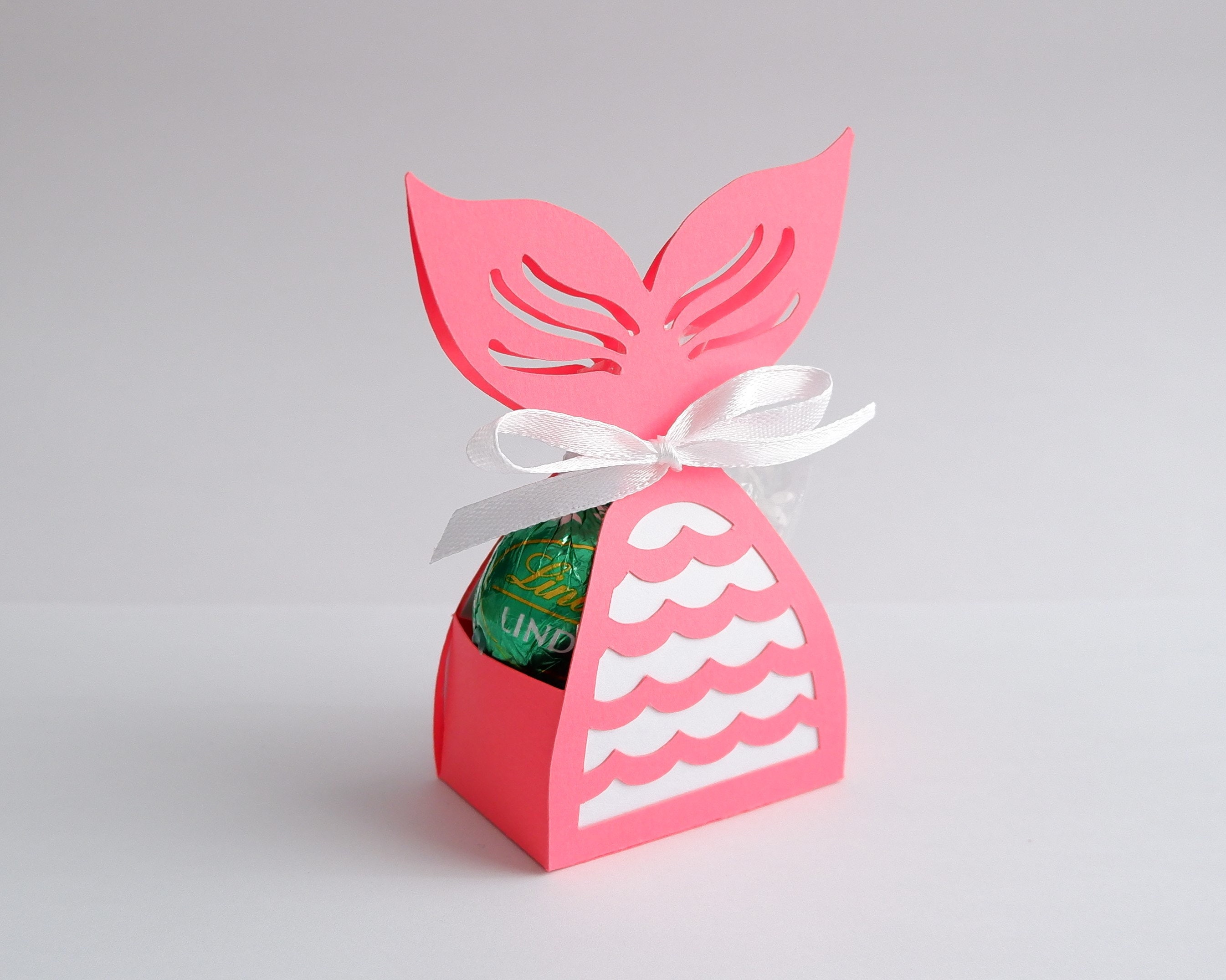Mermaid Favor Box SVG, Mermaid Cady Box, Children Party Sweets, Mermaid ...