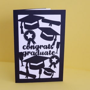 Afstudeerkaart SVG, Afstudeerkaart, Afstudeercadeau, Afstuderen Cap Card, High School & College Afstudeerders, Cricut Silhouette Cameo