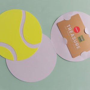 Tennis gift card holder SVG, Sports Gift Card Holder, Sports Coach Thank you Gift card holder, Cricut, Silhouette