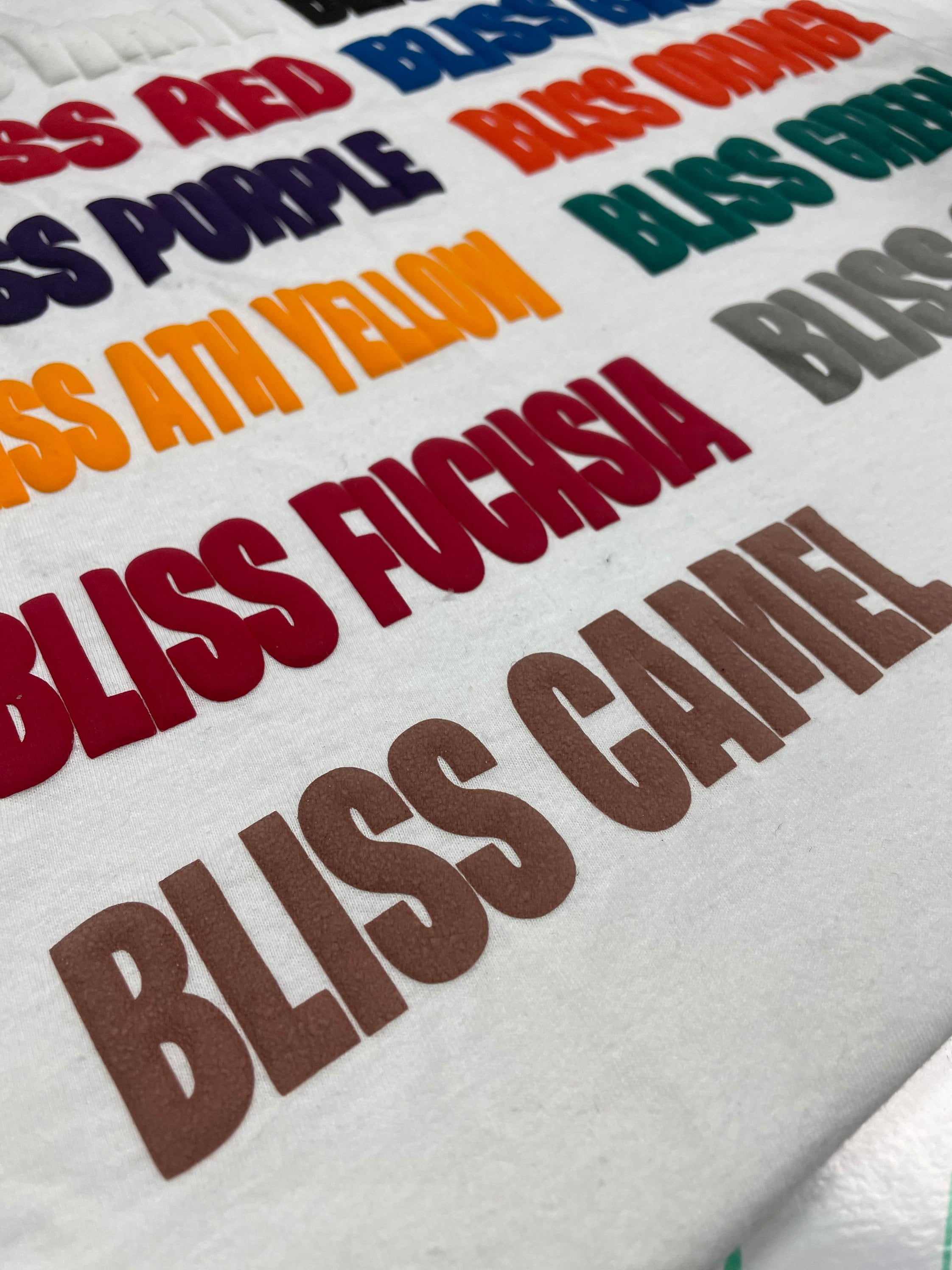 3D Puff Vinyl/Heat Transfer Vinyl/Puff Fashion Vinyl Etsy