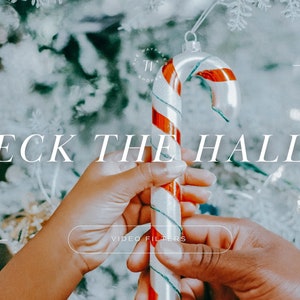 15 Holiday Mobile VIDEO Filters Bright Christmas Filters Bright for Instagram Blogger, Creamy Outdoor Winter LUTs, Dreamy Presets, Cozy LUTs