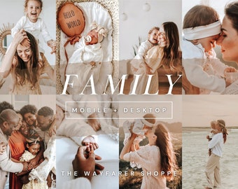25 Mommy Blogger Mobile Lightroom-Presets, Warme Kinder-Presets, Lightroom-Preset für Blogger, Instagram-Fotofilter, Natürliche Mutter-Presets