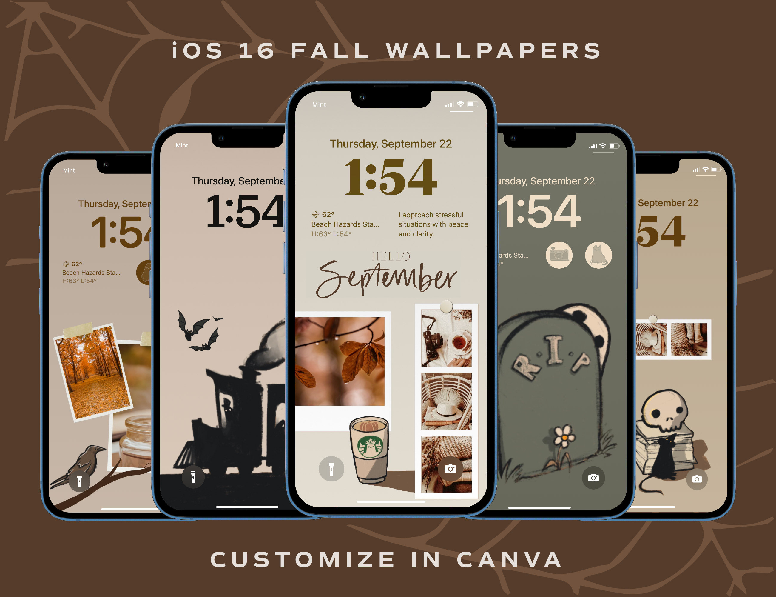 aesthetic brown wallpapers ios 16TikTok Search