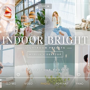 25 helle mobile Lightroom-Presets |  Leicht und luftig, Weiß Sauber Instagram Preset, Influencer Blogger Instagram Preset für die Fotobearbeitung