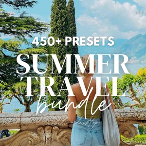 450+ Aesthetic Summer Travel Lightroom Preset Bundle, Beach Presets, Natural Presets, Lifestyle Blogger Presets, Travel Presets