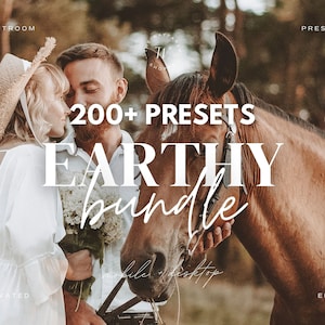 200+ Earthy Lightroom Preset Bundle, Rustic Presets, Outdoor Preset, Photographer Presets, Boho Aesthetic Presets, Warm Moody Presets
