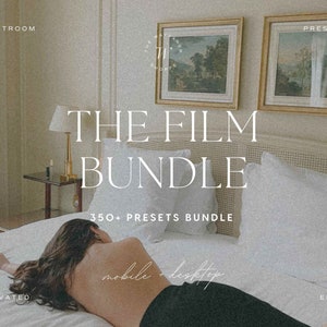 350+ Film Lightroom Preset Bundle, Retro Presets for Instagram, Vintage Influencer Presets, Disposable Camera Presets, Portrait Presets