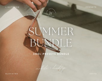 300+ Summer Lightroom Preset Bundle for Influencers and Bloggers | Beach, Aesthetic, Bright, Natural, Vibrant, Warm, Travel, Summer Presets