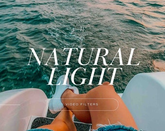 15 Natural Light Mobile VIDEO Filters, Aesthetic Filters For Blogger Lifestyle, Natural Instagram Filter Bright Vibrant LUTs for Influencer