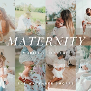 25 Mommy Blogger Mobile Lightroom Presets, Maternity Presets, Lightroom Preset For Bloggers, Instagram Photo Filters, Natural Mother Presets