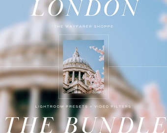 15 Lightroom Presets AND Mobile Video LUTs Bundle | Summer Travel Presets, Outdoor Colorful Filter for Instagram, Bright Airy Preset