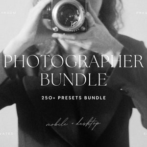 250+ Lightroom Preset Bundle | Photographer Presets, Luxury Aesthetic Presets, Clean Photo Editing Filters for Instagram, Wedding Presets