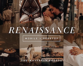 15 Dark Academia Mobile Lightroom Presets | Dark Moody Preset Fashion Preset for Influencer Blogger Instagram Boho Photo Editing Filters