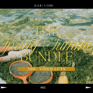 500+ Spring Summer LUTs Bundle, Mobile VIDEO Filters, Natural Video Editing LUTS for Instagram, Soft Aesthetic Filters for Videographers