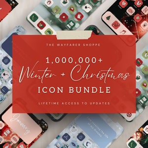 1 Mil+ iOS 18 App Icons, Holiday App Icons, Christmas App Icons, Xmas Aesthetic, Widget iPhone, iOS Icons, Winter App Icons, iPhone App Icon