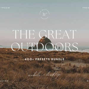 400+ Outdoor Lightroom Presets Bundle, Moody and Rich Presets, Mountain Presets, Boho Travel Presets, Nature Presets, Rustic Earthy Presets