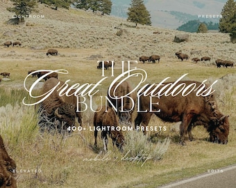 400+ Outdoor Lightroom Preset Bundle, Moody Boho Presets, Mountain Presets, Rustic Travel Presets, Nature Presets, Earthy Aesthetic Presets