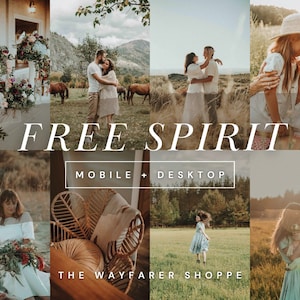 15 Boho Mobile Lightroom Presets, Moody and Rich Presets, Dark Instagram Filter, Neutral Desktop Preset, Beige Presets for Lifestyle Blogger