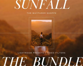 15 Lightroom Presets AND Mobile Video LUTs Bundle | Sunset Presets Vibrant Outdoor Preset, Aesthetic Lifestyle Preset for Instagram Video
