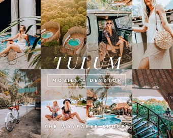 15 Summer Travel Mobile Lightroom Presets, Beach Preset For Blogger Lifestyle, Natural Instagram Filter Bright Vibrant Preset for Influencer