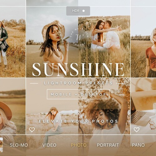 15 Warm Tones Lightroom Presets for Mobile & Desktop | Golden Photo Editing for Instagram, Influencers, Bloggers, Summer, Lifestyle Photos