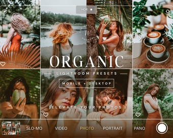 15 Vibrant Mobile Lightroom Presets, Organic Natural Photo Editing Filter for Instagram Influencer, Earthy Summer Travel Preset for Bloggers