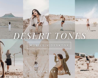 15 Outdoor Mobile Lightroom Presets, Desert Travel Presets, Photo Editing Filter for Lifestyle Blogger, Summer Instagram Influencer Presets