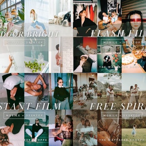 400 Lightroom Preset Bundle Earthy Presets, Photographer Desktop Presets, Engagement Couple Presets, Wedding Lightroom Mobile Presets image 10