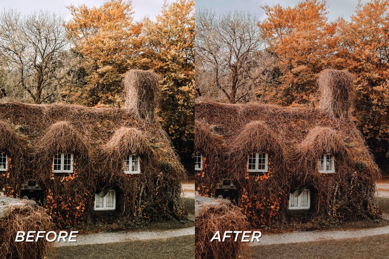 Rustic Picture Editing Examples 15 Rustic Fall Lightroom Presets, Moody Presets, Autumn Presets, Warm ...