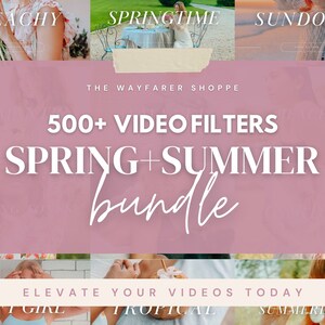 500+ Mobile VIDEO Filters, Spring Filters, Natural Summer Video Editing ...