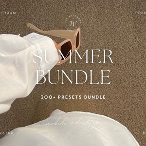 300+ Aesthetic Summer Lightroom Preset Bundle, Beach Preset, Travel Presets, Lifestyle Blogger Presets, That Girl Presets, Clean Girl Preset