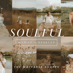 15 Boho Mobile Lightroom Presets, Moody and Rich Presets, Dark Instagram Filter, Neutral Desktop Preset, Warm Presets for Photographers