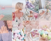 15 Pastel Spring Mobile Lightroom Presets, Bright Presets, Airy Blogger Preset for Photo Editing, Aesthetic Instagram Filter, Spring Presets