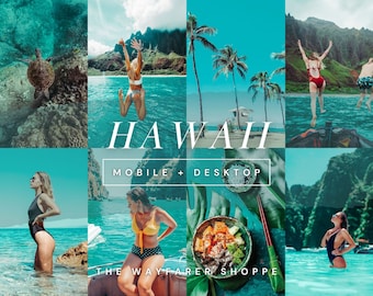 15 Summer Travel Mobile Lightroom Presets, Beach Presets Photo Filter Vibrant Instagram Preset for Bloggers, Lifestyle Presets for Bloggers
