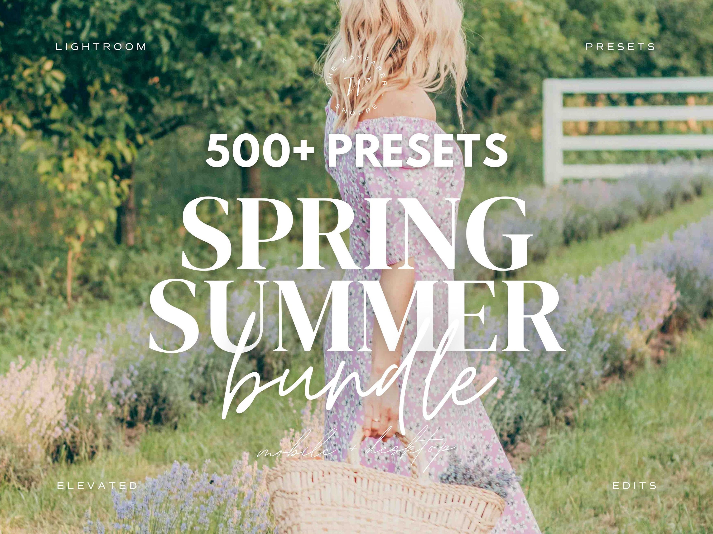 500+ Spring Summer Lightroom Preset Bundle, Clean Aesthetic Presets ...