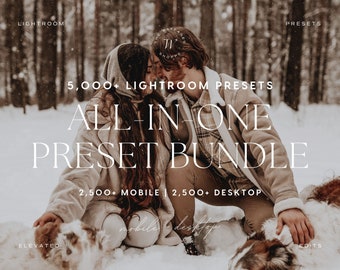 5000+ Mobile Lightroom Presets Bundle Aesthetic Presets Christmas Holiday Presets Photo Editing Filter for Instagram Winter Portrait Presets