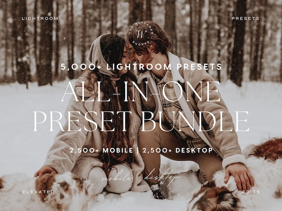 5000+ Mobile Lightroom Presets Bundle Aesthetic Presets Christmas Holiday Presets Photo Editing Filter for Instagram Winter Portrait Presets